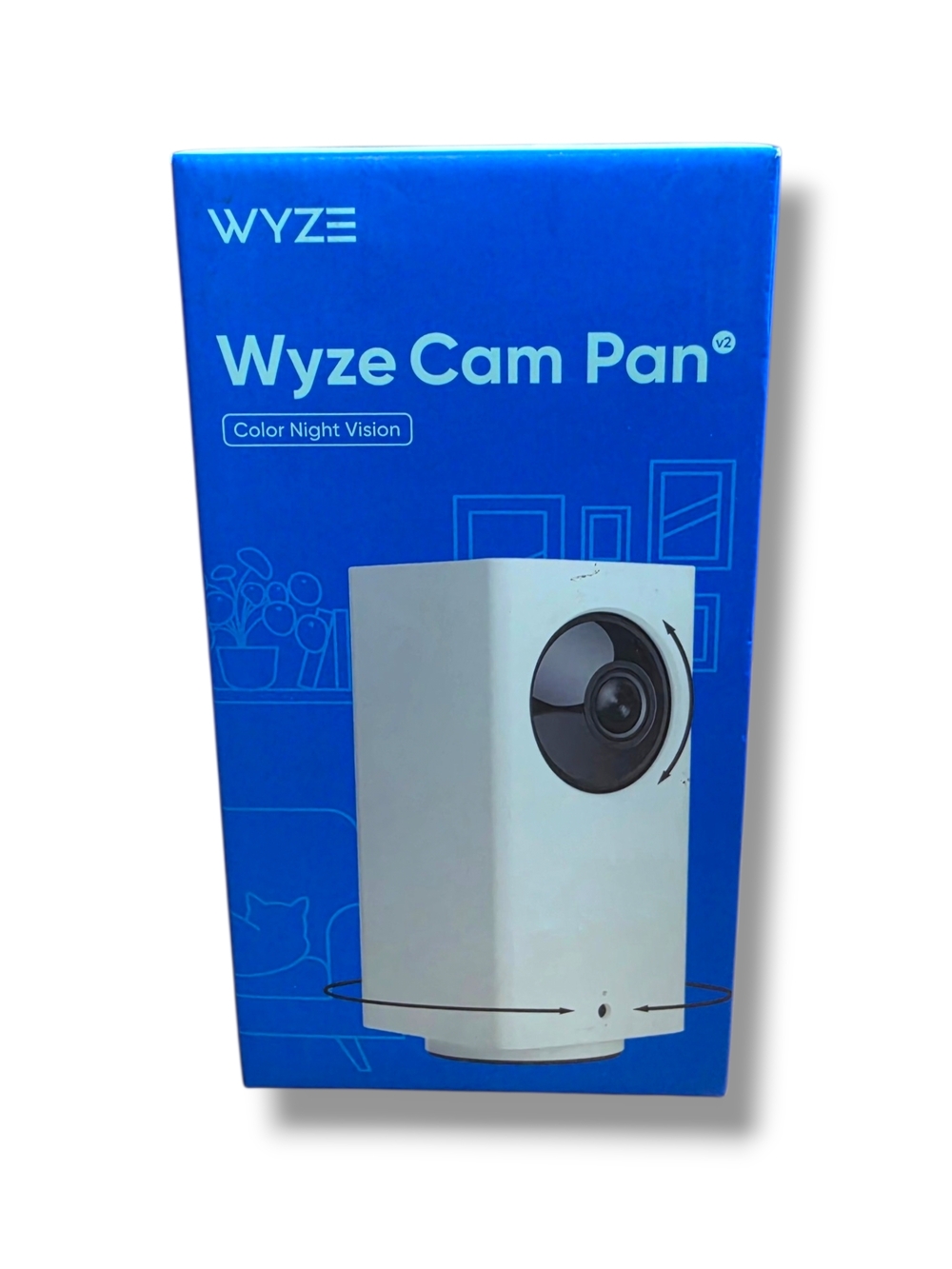 Wyze Cam Pan V2 Smart Home Camera - White